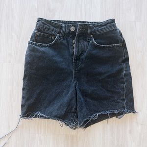 BDG Black Denim Shorts